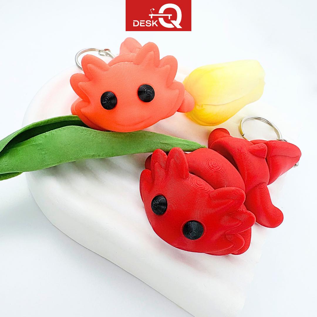 Móc Khóa Rồng Lúc Lắc Dễ Thương, Di Chuyển Khớp Gập Linh Hoạt, Flexi Keychain