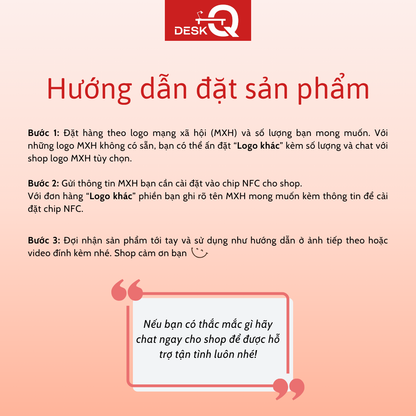 Móc Khóa Tag NFC Thông Minh Gắn Quét Link Mạng Xã Hội - Kết Nối Chỉ Với 1 Chạm