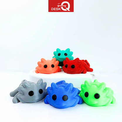 Móc Khóa Rồng Lúc Lắc Dễ Thương, Di Chuyển Khớp Gập Linh Hoạt, Flexi Keychain