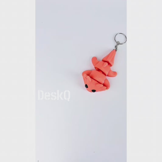 Móc Khóa Rồng Lúc Lắc Dễ Thương, Di Chuyển Khớp Gập Linh Hoạt, Flexi Keychain