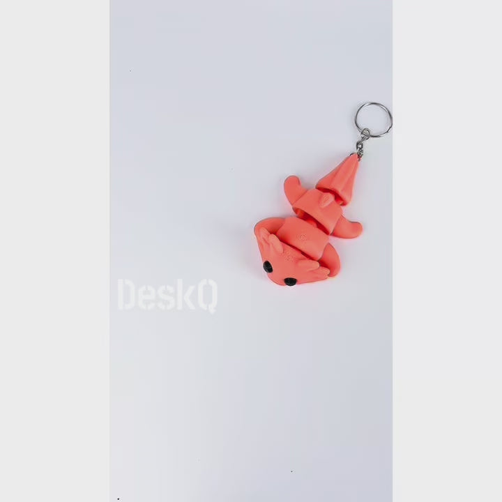 Móc Khóa Rồng Lúc Lắc Dễ Thương, Di Chuyển Khớp Gập Linh Hoạt, Flexi Keychain