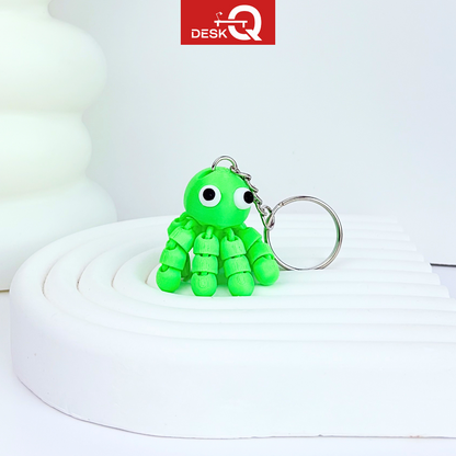 móc khóa bạch tuộc lúc lắc di chuyển linh hoạt